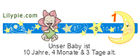 Lilypie Erster Geburtstag Ticker