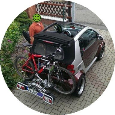 Fahrradtrager 451 Cabrio Zubehor Fur Den Smart Smart Forum